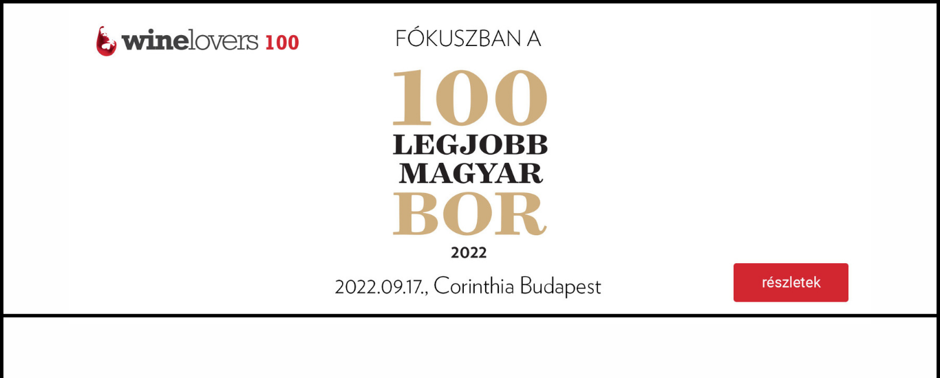 Winelovers 100 Nagykóstoló 2022